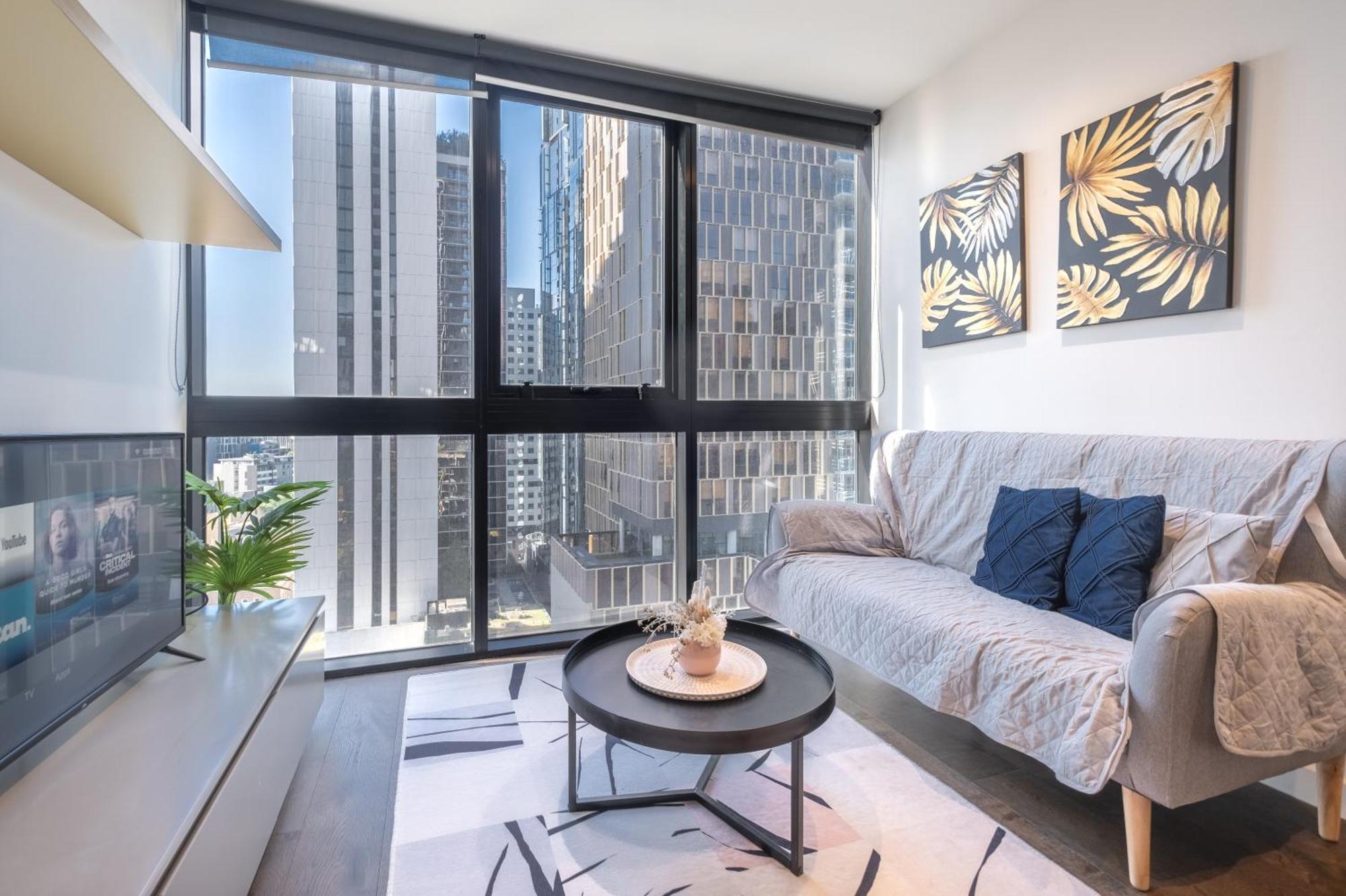 Relaxed 1Br1Ba City View Apt Wifi In Cbd Melbourne Zewnętrze zdjęcie